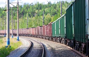 Image of a cargo train