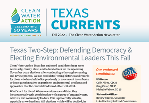 TX Currents Front Page