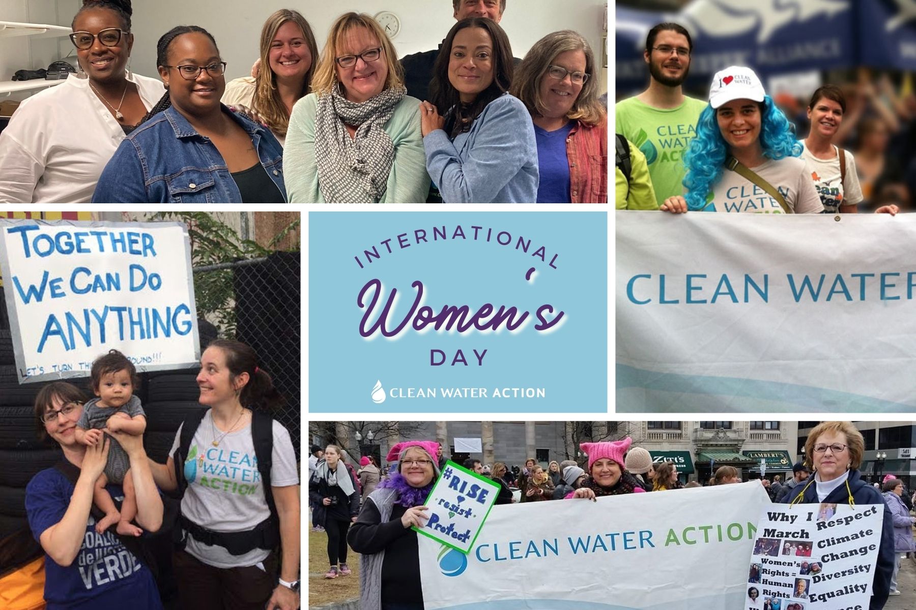 Image of Clean Water Action staff for International Women's Day