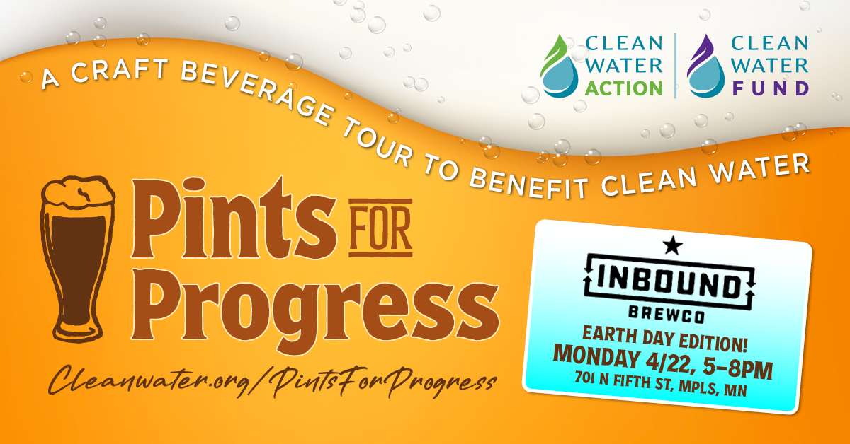 Pints for Progress: Inbound BrewCo Monday 4/22 5-8pm