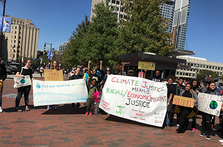 Group at the Climate Strike in Boston