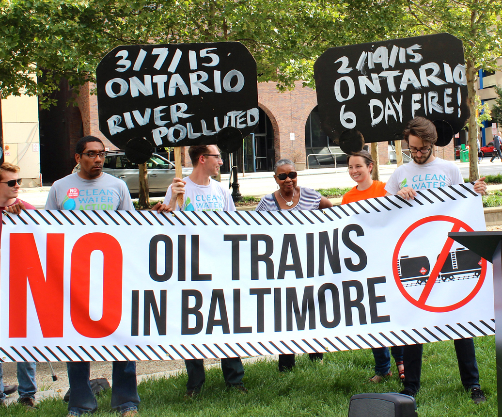 Oil Trains Baltimore by jennifer kunze